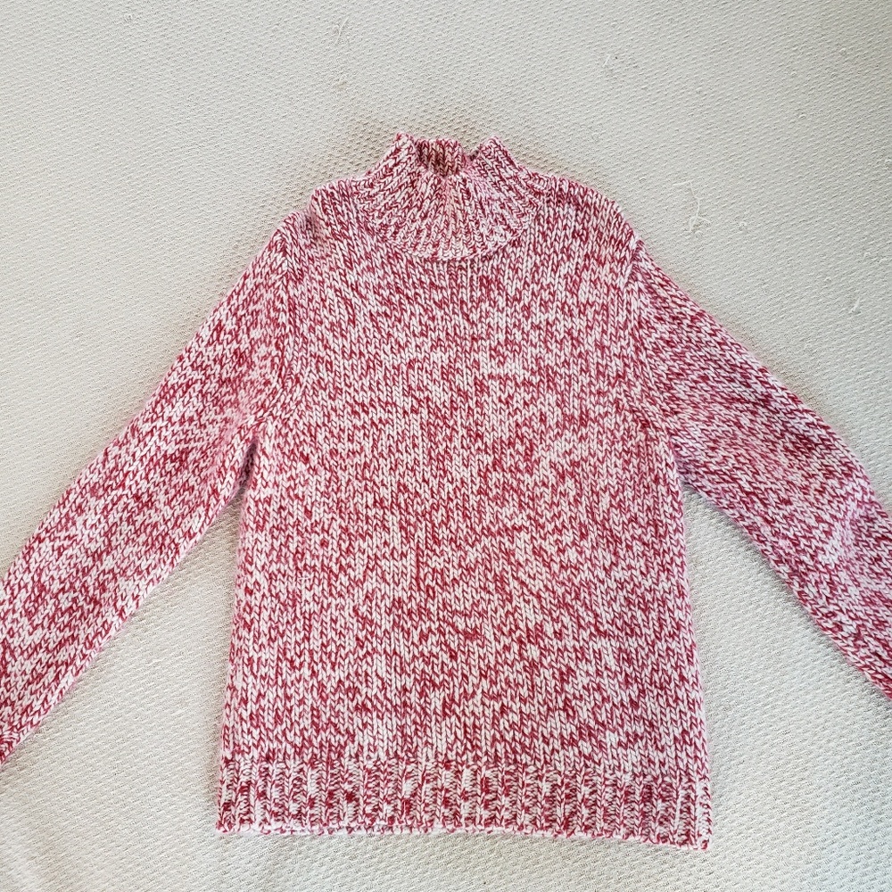 Eddie Bauer Red/White Sweater
